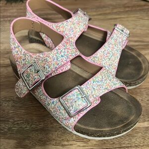 Colorful Glitter Kids Sandals